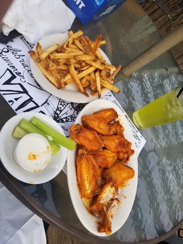 Chicken Wings and Fries