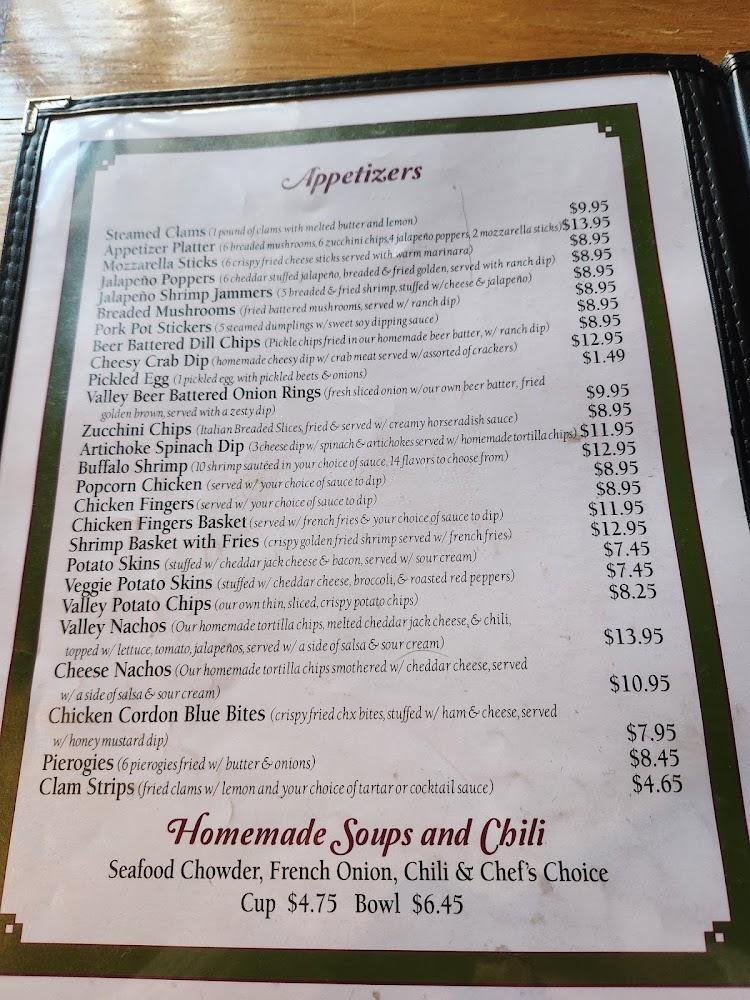 Valley Inn Menu image 1