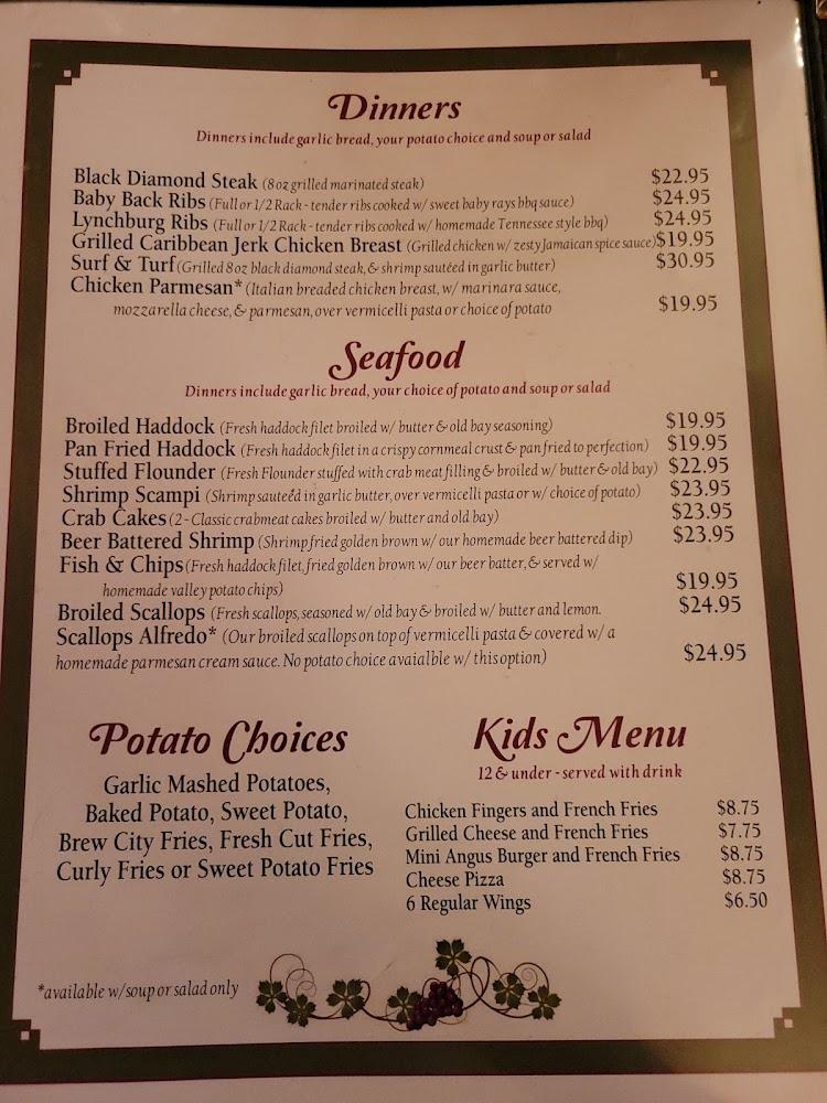 Valley Inn Menu image 2