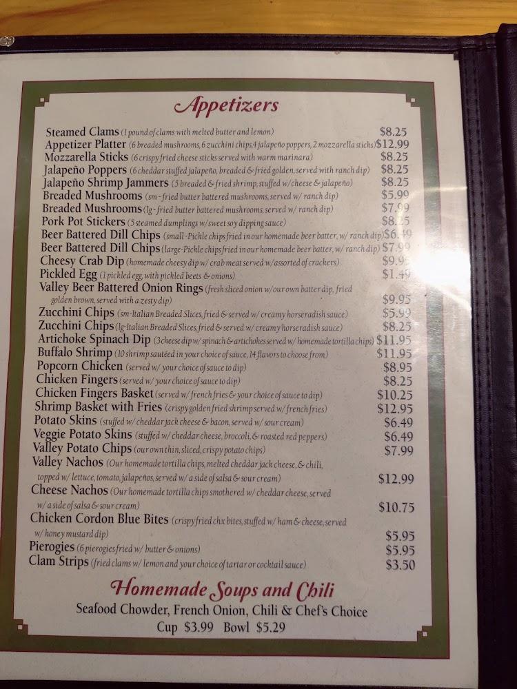Valley Inn Menu image 4